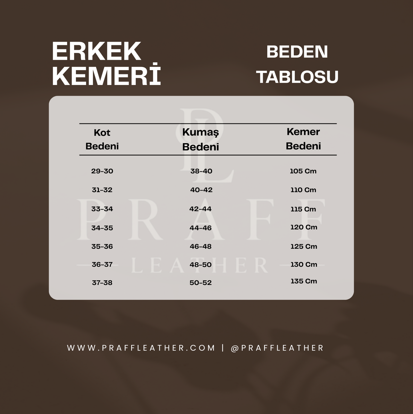 Klasik Hakiki Deri Kemer | PRF-KR-1002